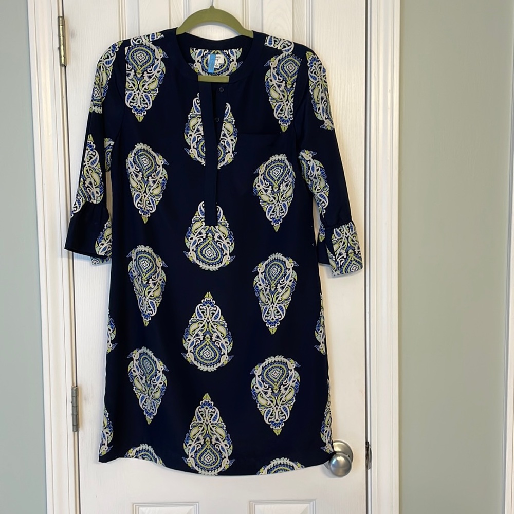 Crown & Ivy Navy Blue Shift Dress